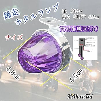 Amazon | MiHaruTsu ホタルランプ 蛍ランプ LED 爆走ランプ 走り